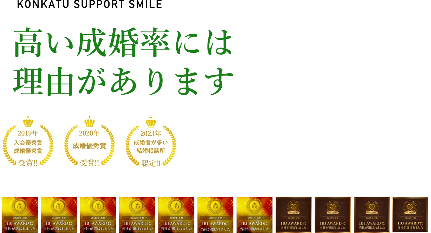 国内最大級の会員数を誇る(株)IBJ(東証プライム上場企業)のIBJ AWARD8期連続受賞!